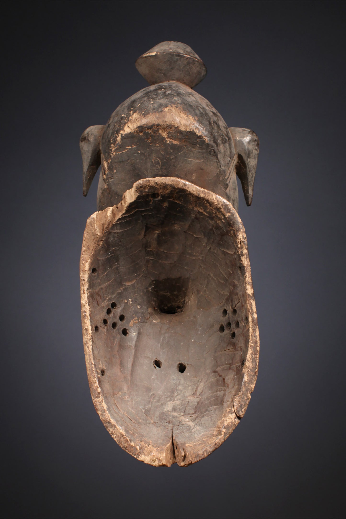 Tribal Masks; Traditional; Collection; Other African; Masks in costumes; Authentic, Rare,Senufo Wall Decor Mask, Carved Wooden African Mask