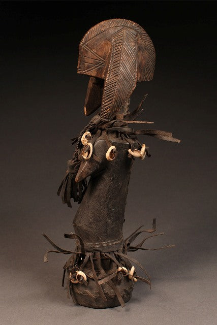 Tribal Sculptures and Statues;Traditional; Collection; Other African;African Mossi Biga Doll, Burkina Faso, Hand-Carved Wood