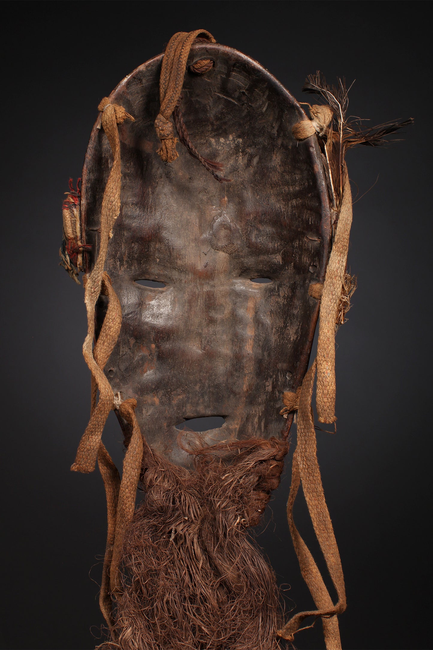 Tribal Masks; Traditional; Collection; Other African; Masks in costumes; African Art Bete Mask, Carved Wood, West Africa