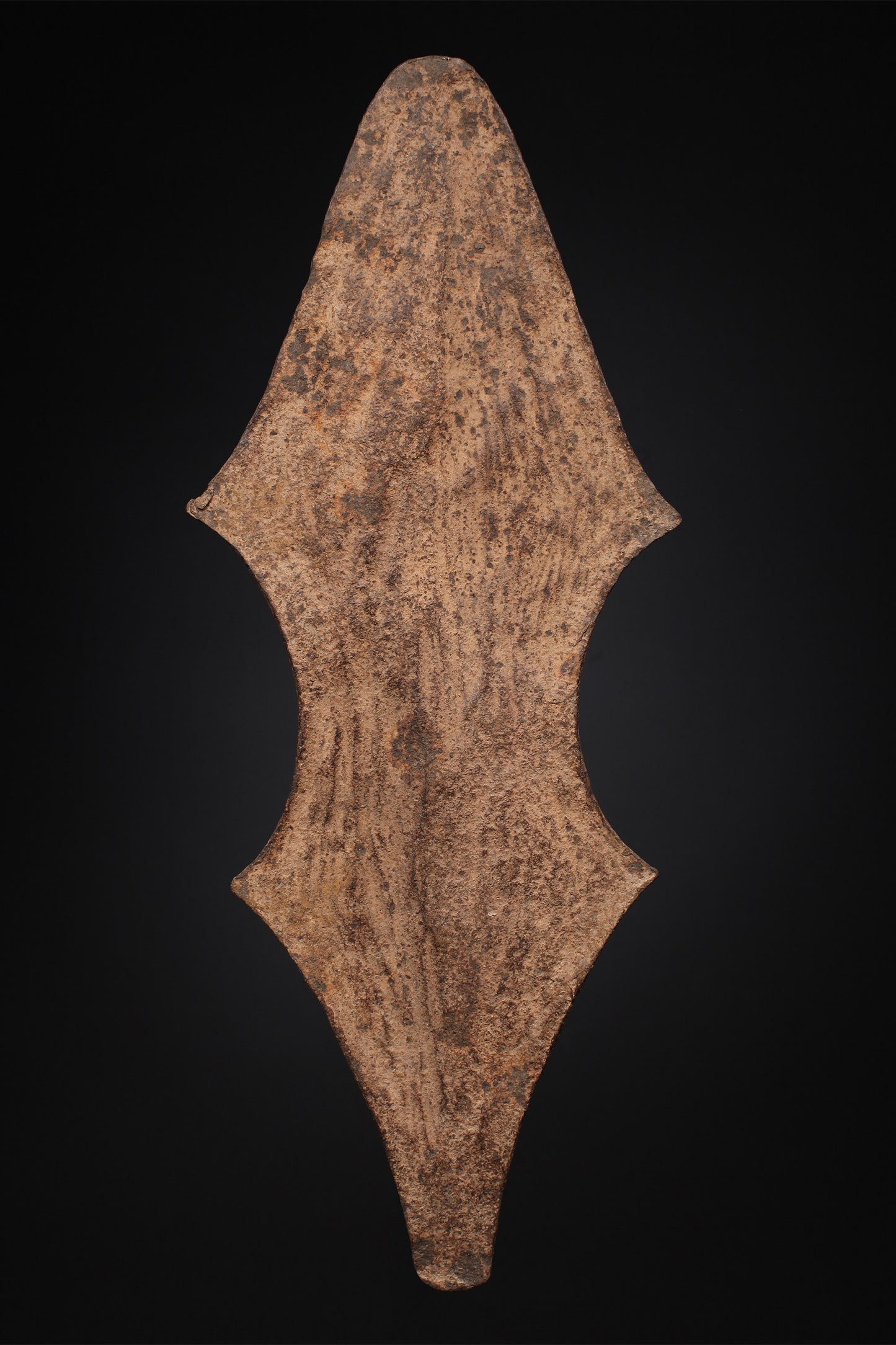 Tribal Objects; Artwork; Collection; Other African; Mambila Kwadja African Currency, Forged Iron, Cameroon
