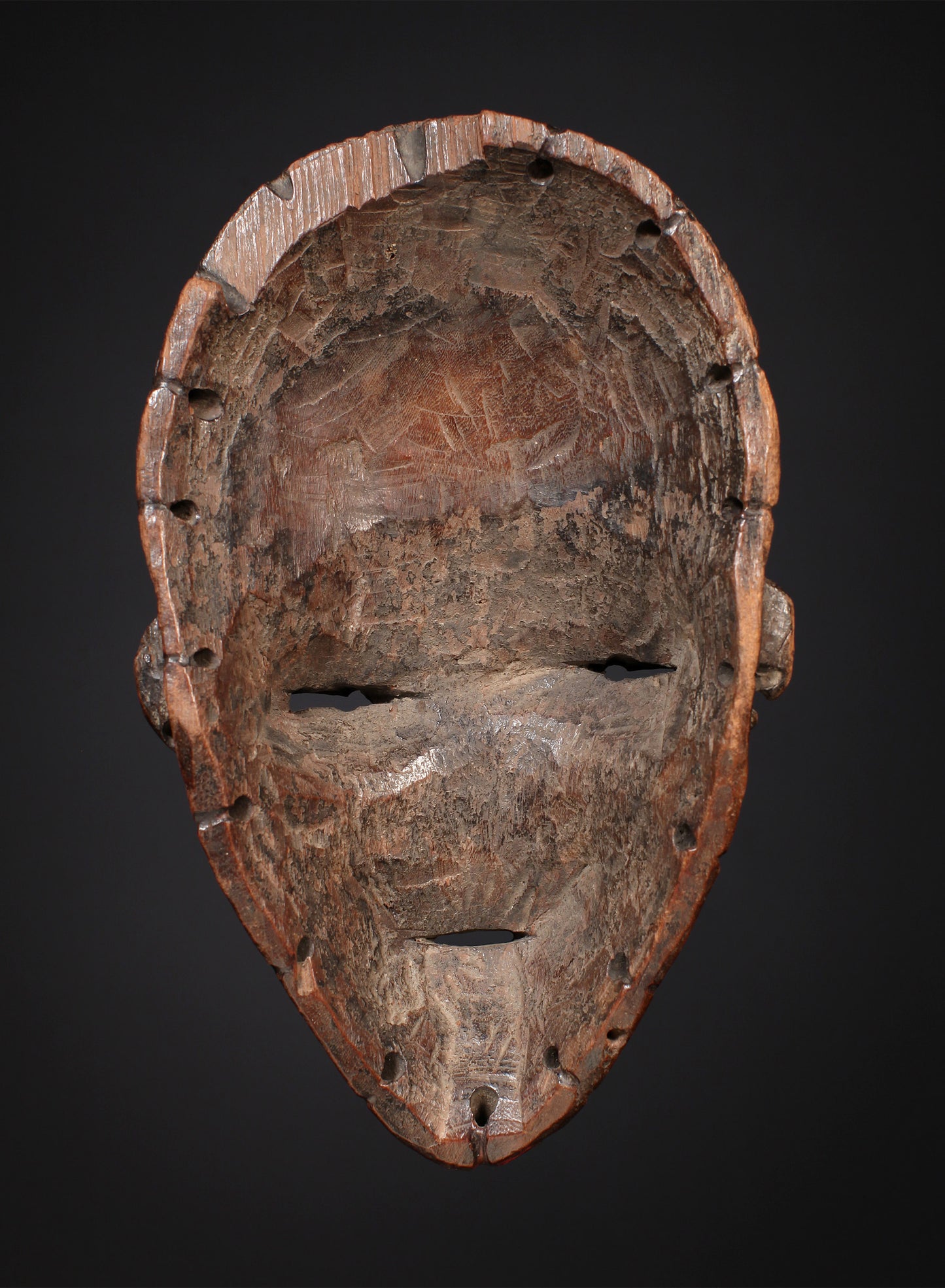 Tribal Masks; Traditional; Collection; Other African; Masks in costumes; Chokwe Mask, Wood, D.R Congo, African Art