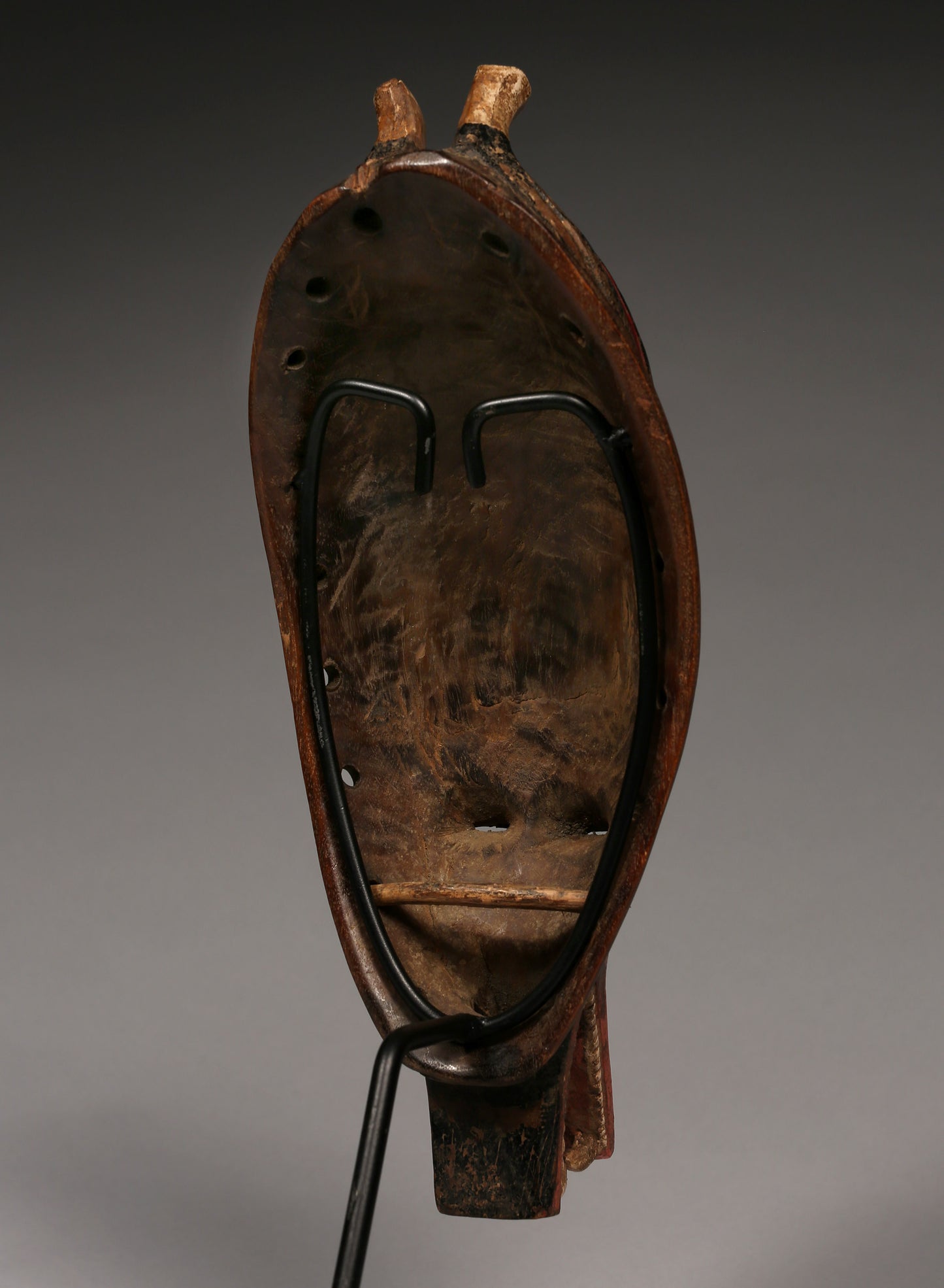 Tribal Masks; Traditional; Collection; Other African; Masks in costumes; African Mask Representing Zamble Guro Tribe, Wood, Paint, Natural Pigment