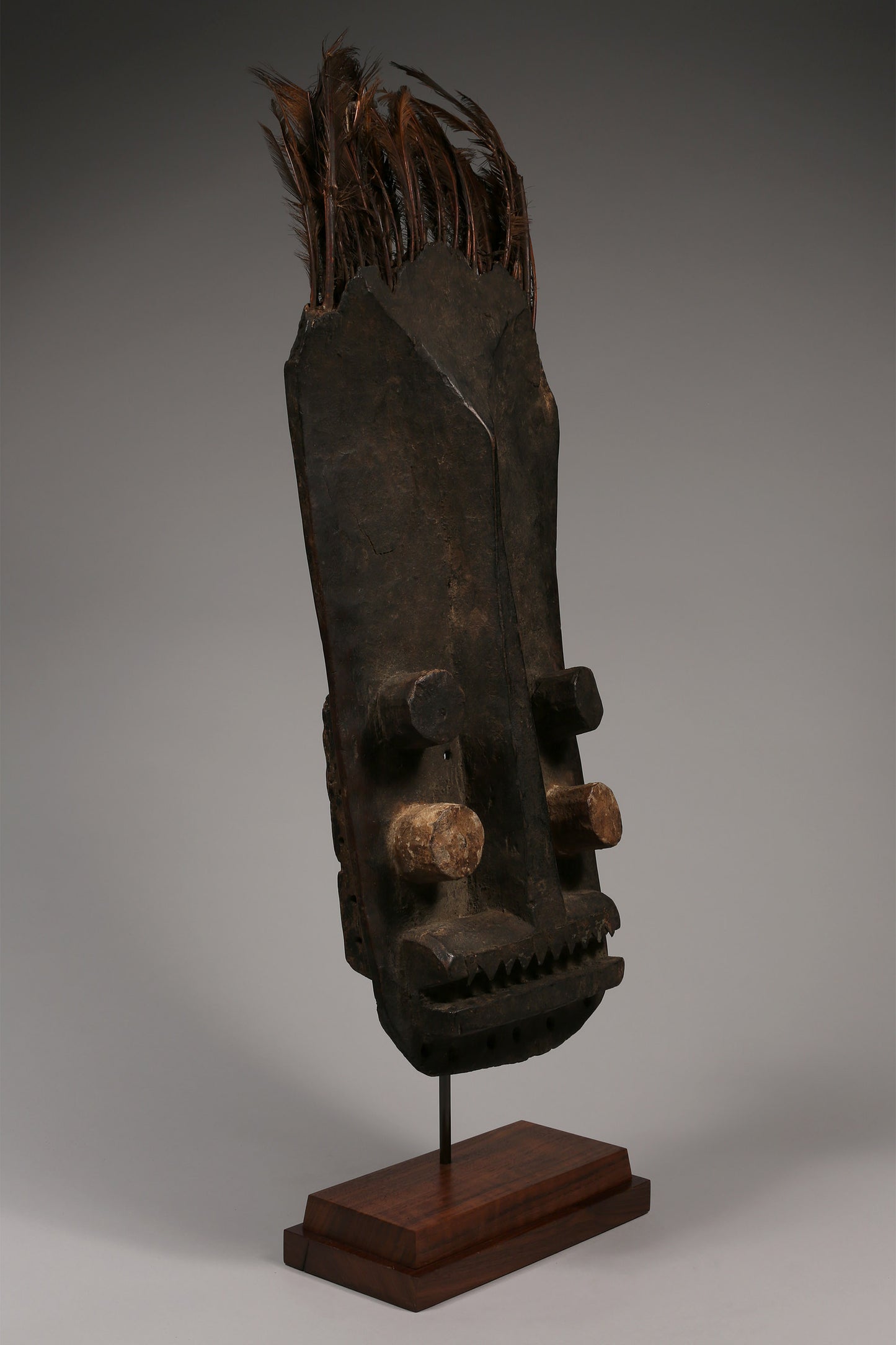 Tribal Masks; Traditional; Collection; Other African; Masks in costumes; Abstract Ritual African Face Mask, Grebo Tribe, Wood
