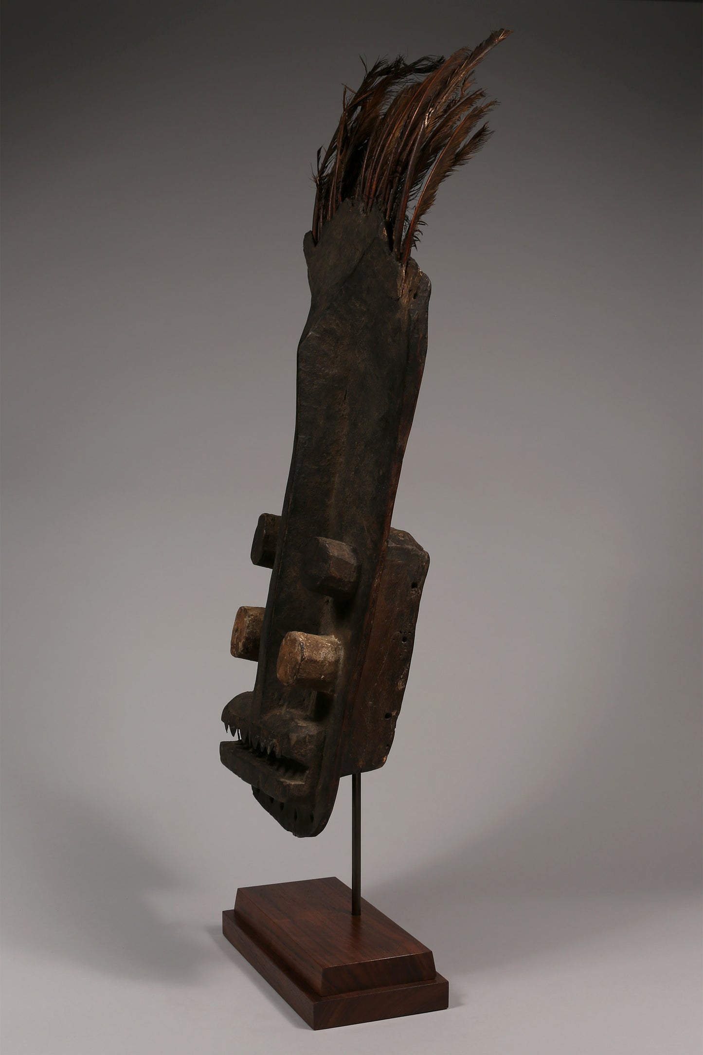 Tribal Masks; Traditional; Collection; Other African; Masks in costumes; Abstract Ritual African Face Mask, Grebo Tribe, Wood