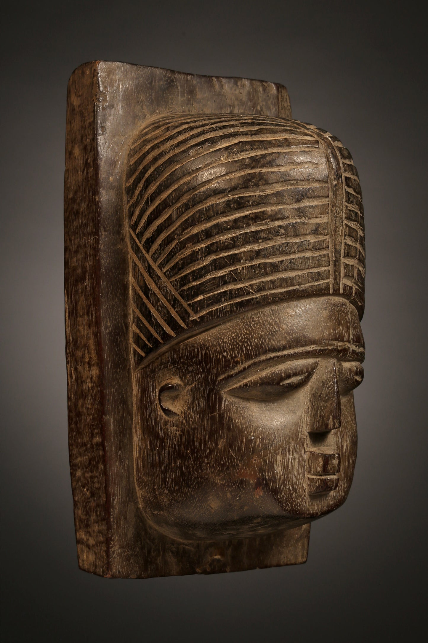Tribal Masks; Traditional; Collection; Other African; Masks in costumes; Handmade, Gelede African Mask, Wood, Nigeria