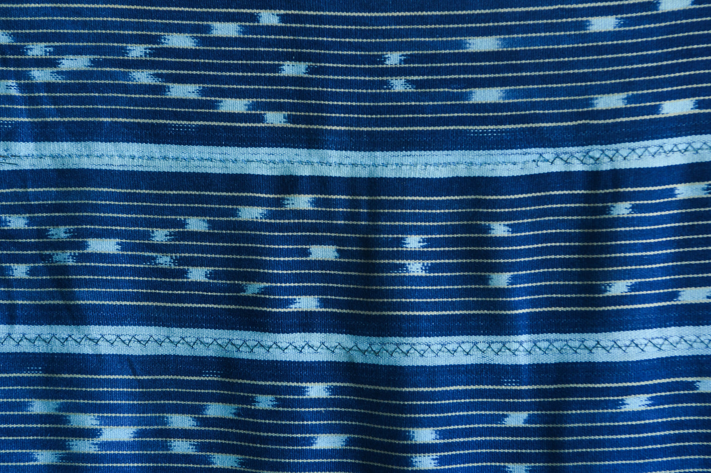 Handcrafted Art Textiles; Woven Fabrics; Other African; Indigo Based; Cotton; Traditional; Intricate Patterns; Home Decor; African Baule Tie Dye Mudcloth Fabric, Baule Ikat Cotton Textile, Wall Decor Throw Blanket