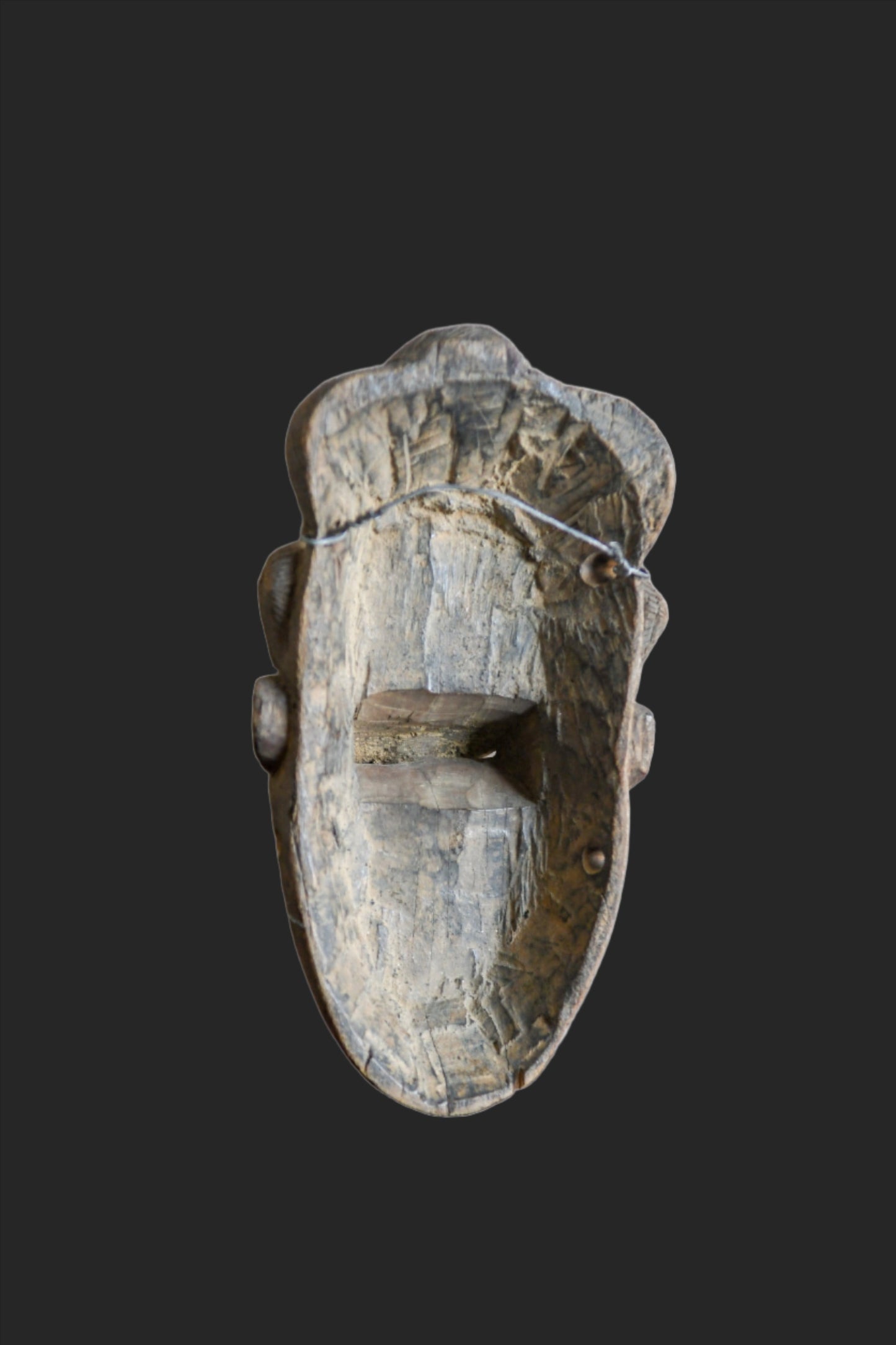 Tribal Masks; Traditional; Collection; Other African; Masks in costumes; Baule Portrait Mask, Carved Wooden, Traditional African Mask
