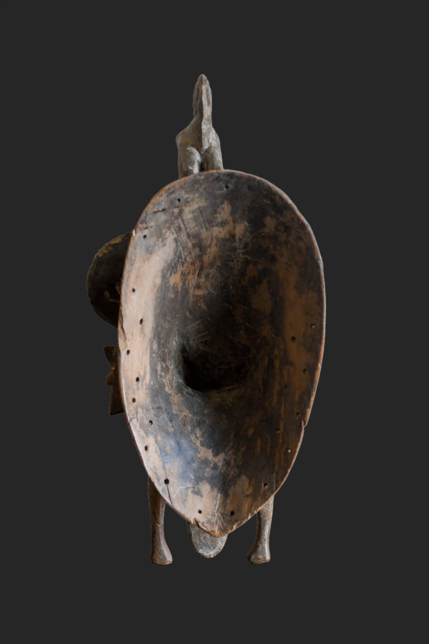 Tribal Masks; Traditional; Collection; Other African; Masks in costumes; Senufo African Kpelie Face Mask, Hand Carved Wood