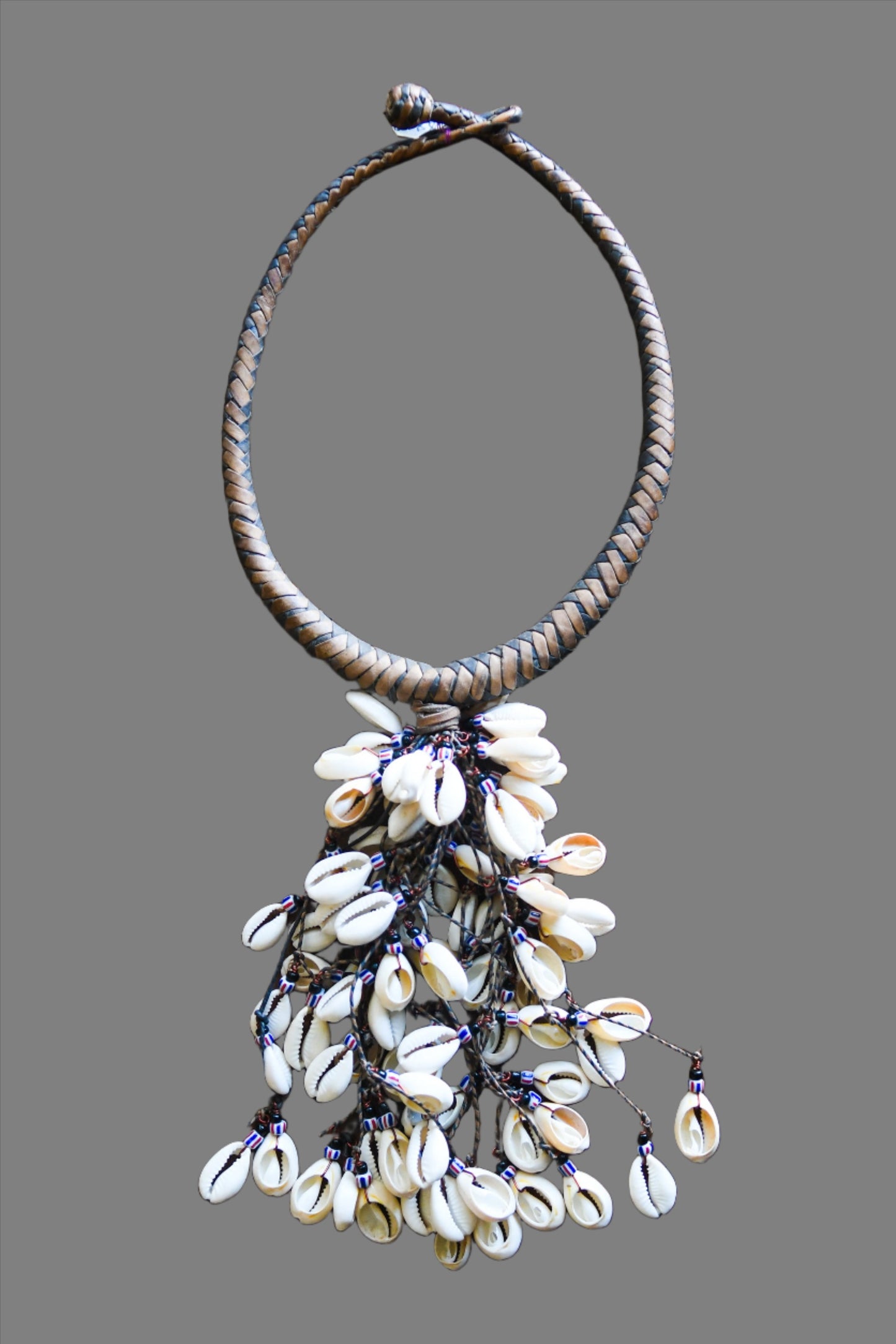 Tribal Art Necklaces;Jewelry in Necklaces; Handmade; African Necklaces; Beadwork Jewelry; Thereof; Necklace Design; Collection; African Tribal Cowrie Shell Necklace Pendant, Handcrafted Jewelry
