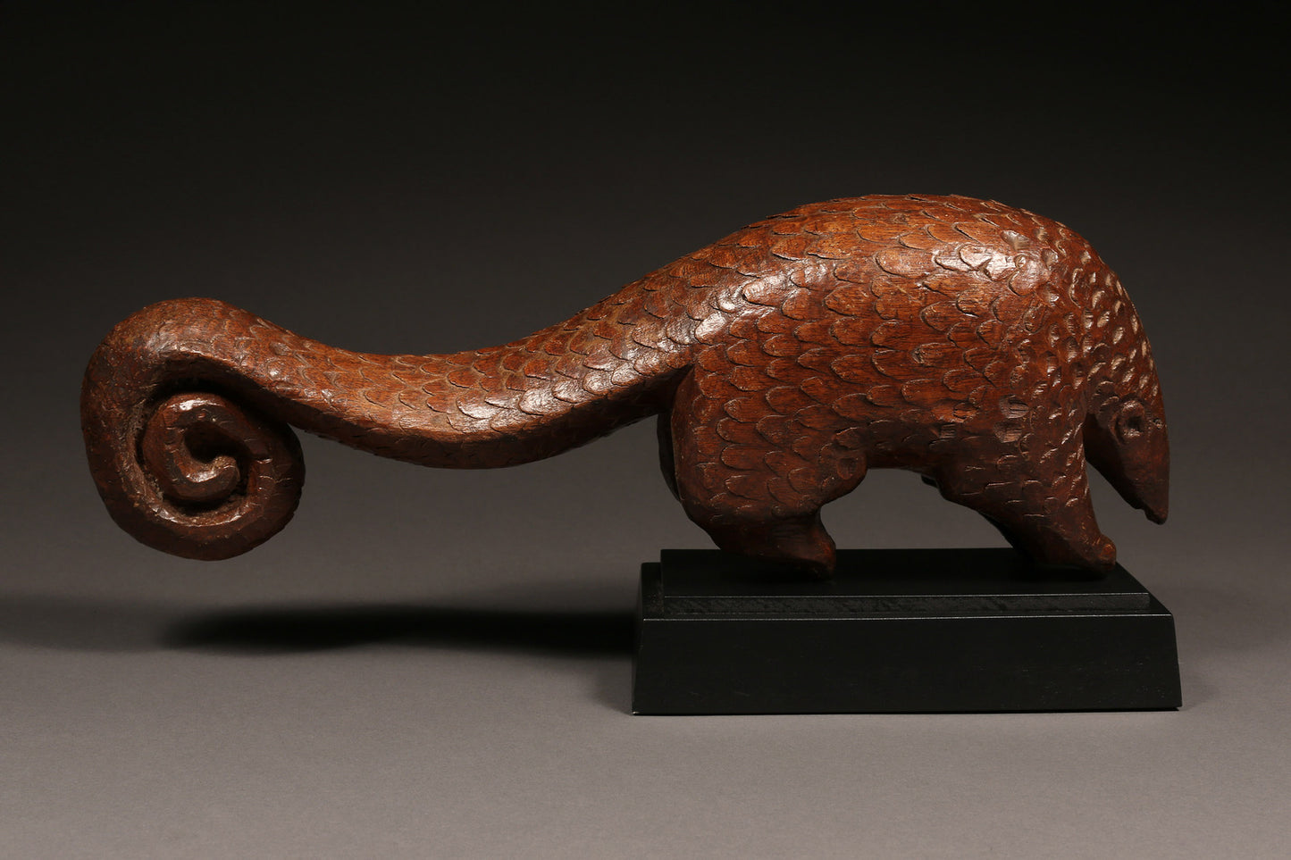 Collectibles Objects Wooden Sculptures Folk Art African Artwork African Art Traditional Art Pangolin Sculpture Yoruba Tribe Tribal Art - Objects Nigeria
