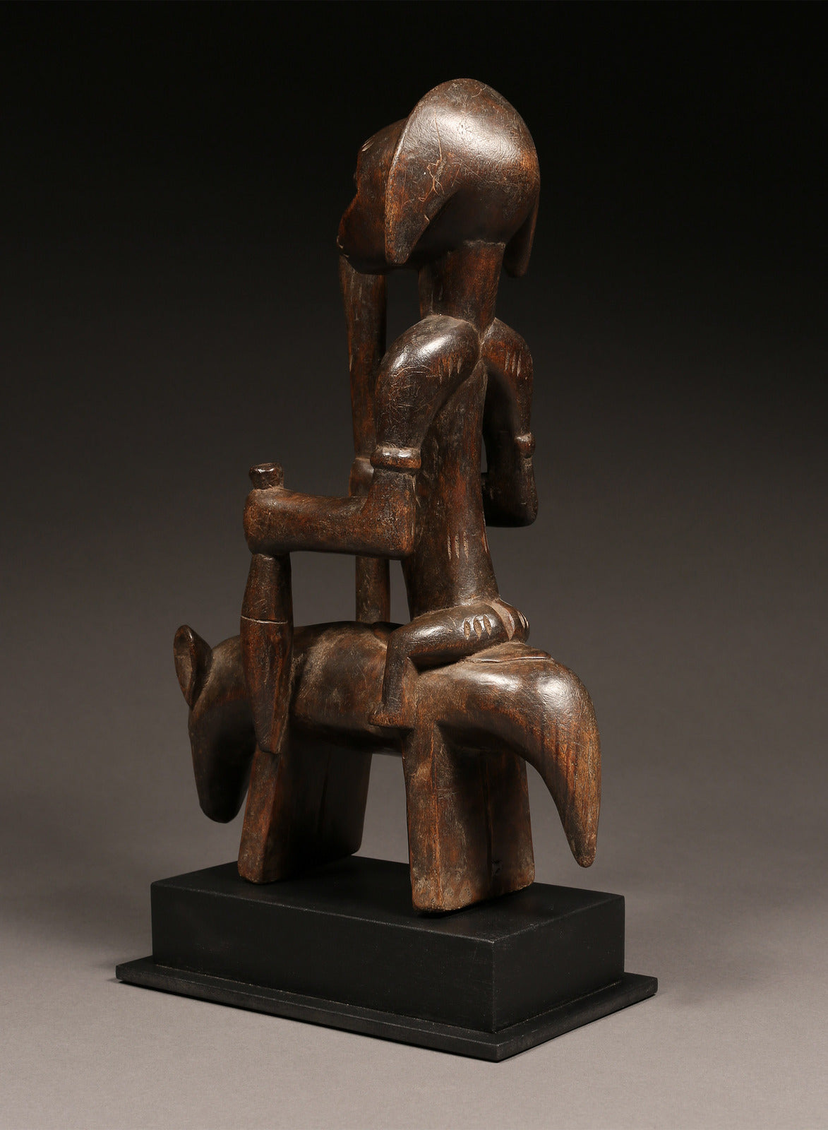 Senufo Sculptures Wooden Sculptures Tribal Sculptures Statues Tribal Art - Sculptures Traditional Art Equestrian Figure Collectibles Sculptures Statues African Sculptures Statues African Artwork African Art