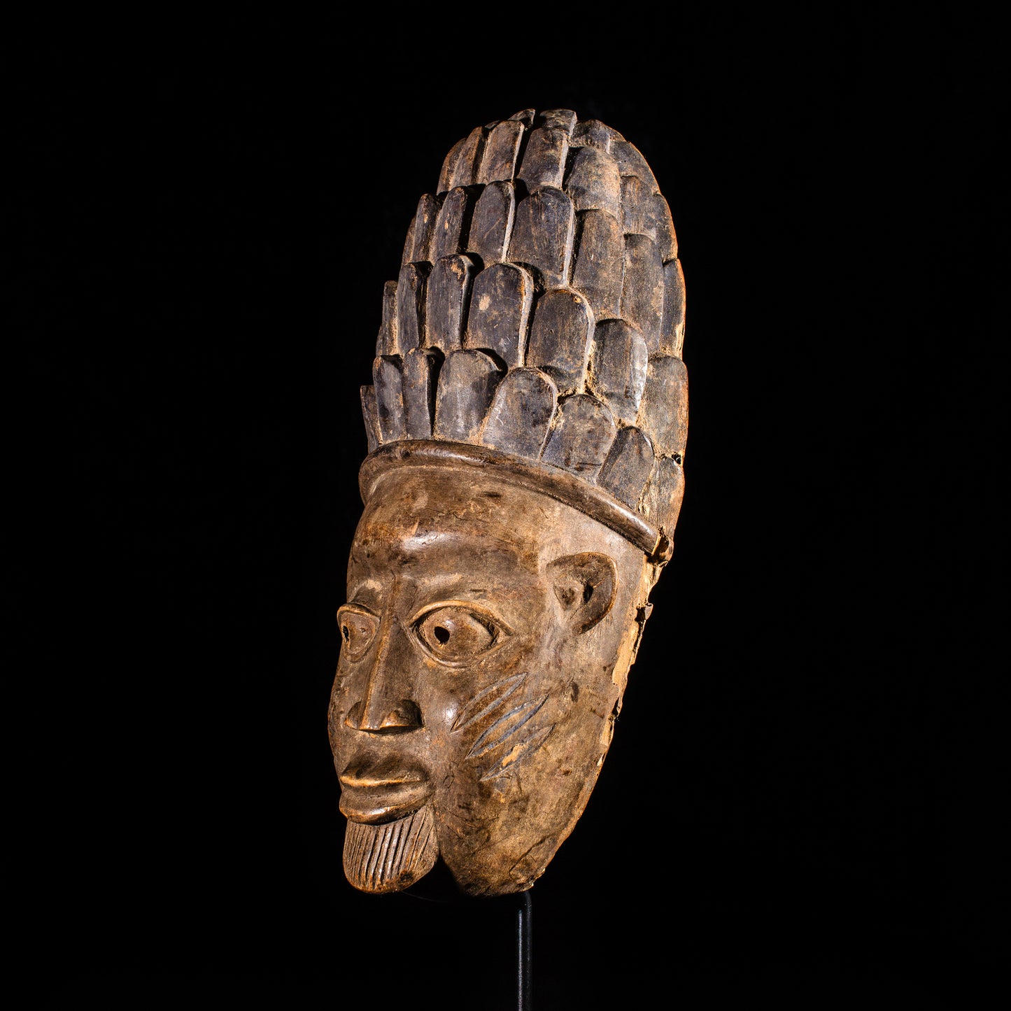 Gelede Mask African Artwork Yoruba Masks Wooden Masks Tribal Art - Masks Nigeria Collectibles Masks African Masks African Art