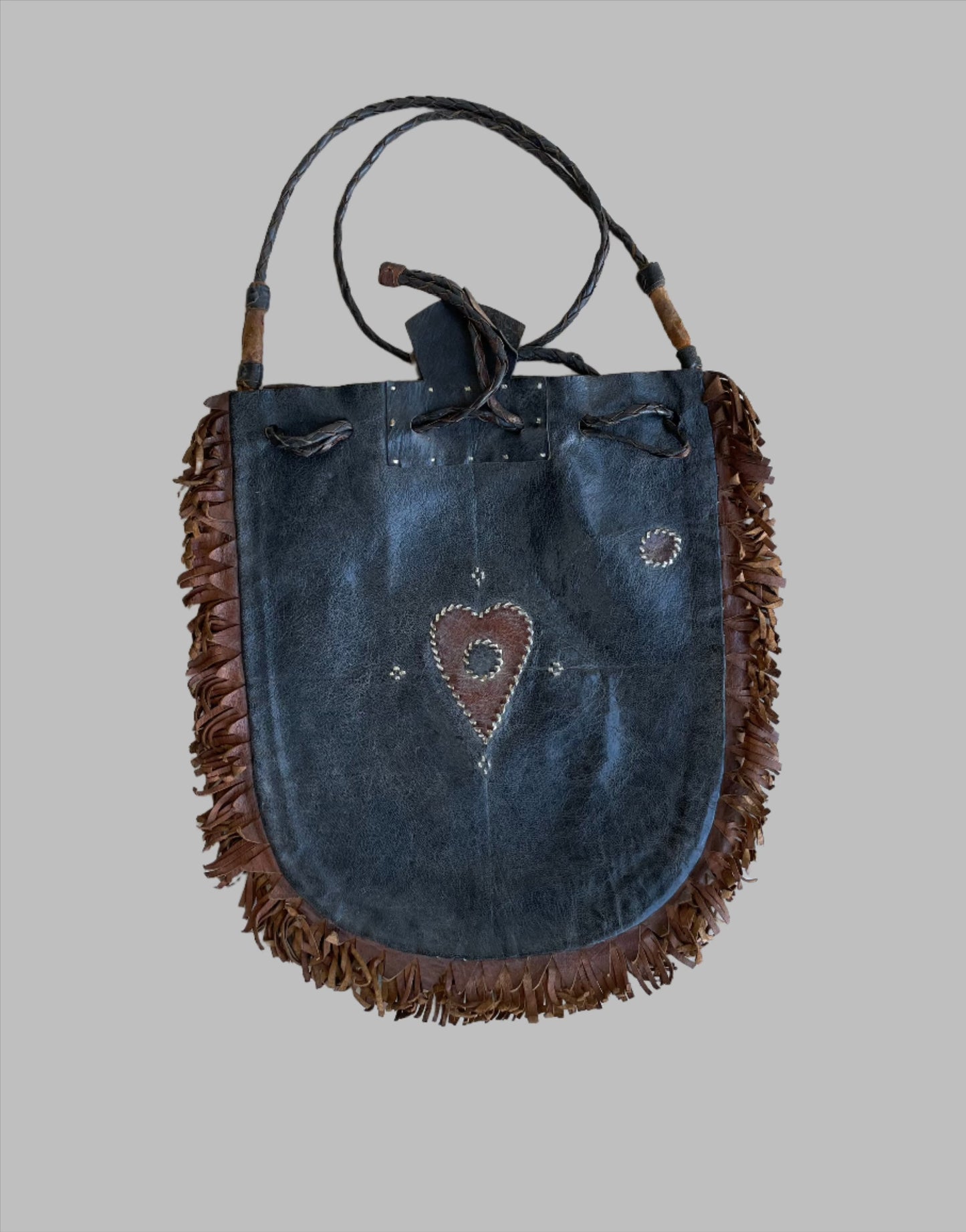Handcrafted Bags - African Plural Art - Bags- African Art - Handbags - Wallets - Cases - Shoulder Bag, African Leather, Handcrafted Vintage Tuareg Design Bag