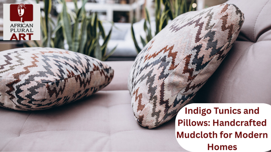 Explore handcrafted indigo tunics and mudcloth pillows for modern homes. Authentic African textile art curated with care. Shop now.