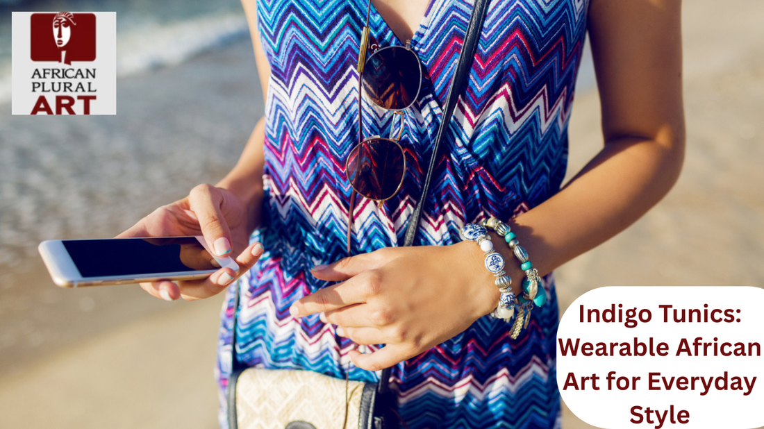 Experience indigo tunics as wearable African art. Handcrafted textiles designed for expressive, everyday fashion. Discover Shop.
