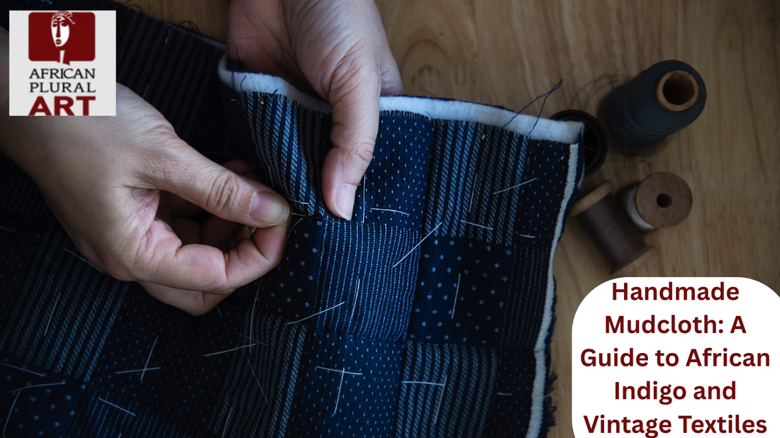 Learn about African indigo mudcloth textiles crafted by artisans. Explore vintage designs and timeless handmade traditions.
