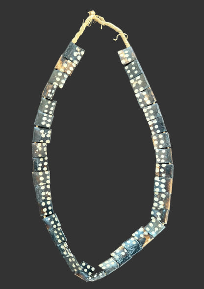 Batik Bone, Long Strand Jewelry Making African Beads Necklace