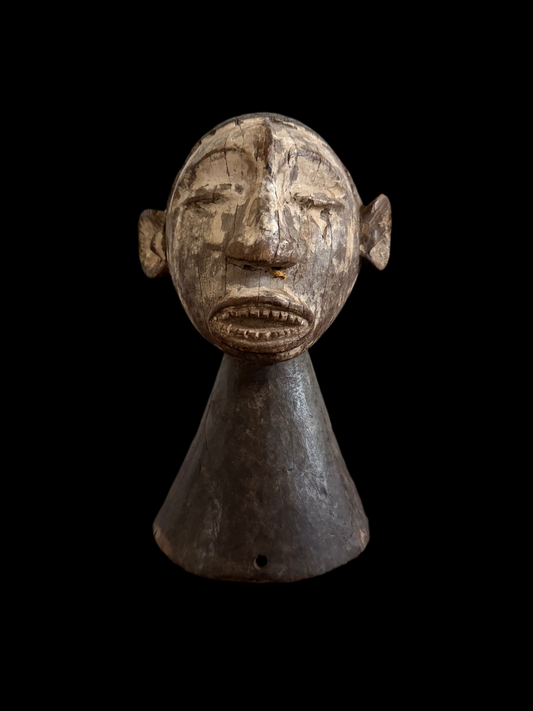 Idoma Mask, Wooden African Tribal Art Mask