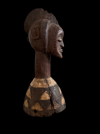 Mossi Headdress Mask, Tribal Wooden African Mask