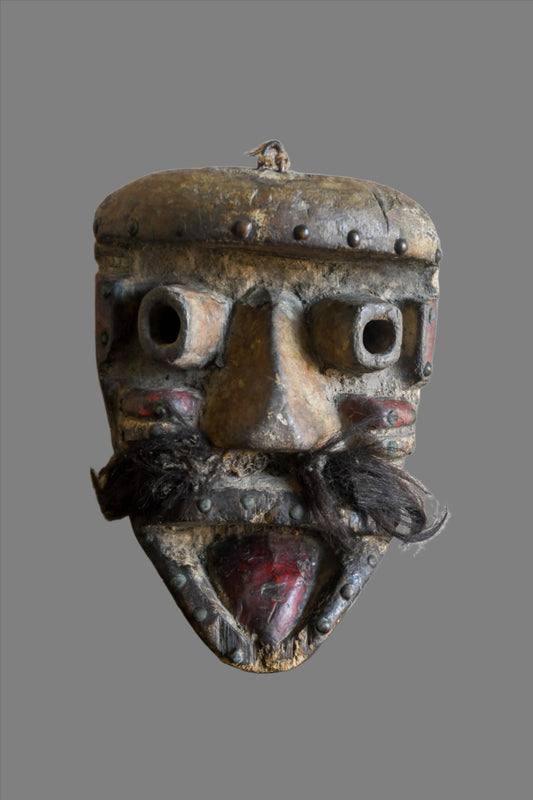 Tribal Masks Authentic, Old, Bete African Mask, Carved Wood