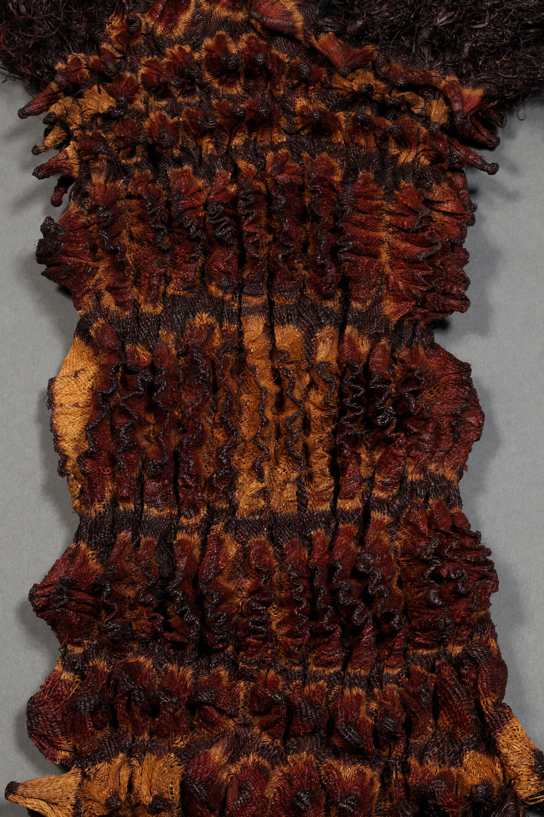 Handcrafted Textiles;Woven Fabrics Of Jute Or Of Other Textile Bast Fibers;Multicolored Dyed Raffia Fabric,  Decorative African Dida Textile
