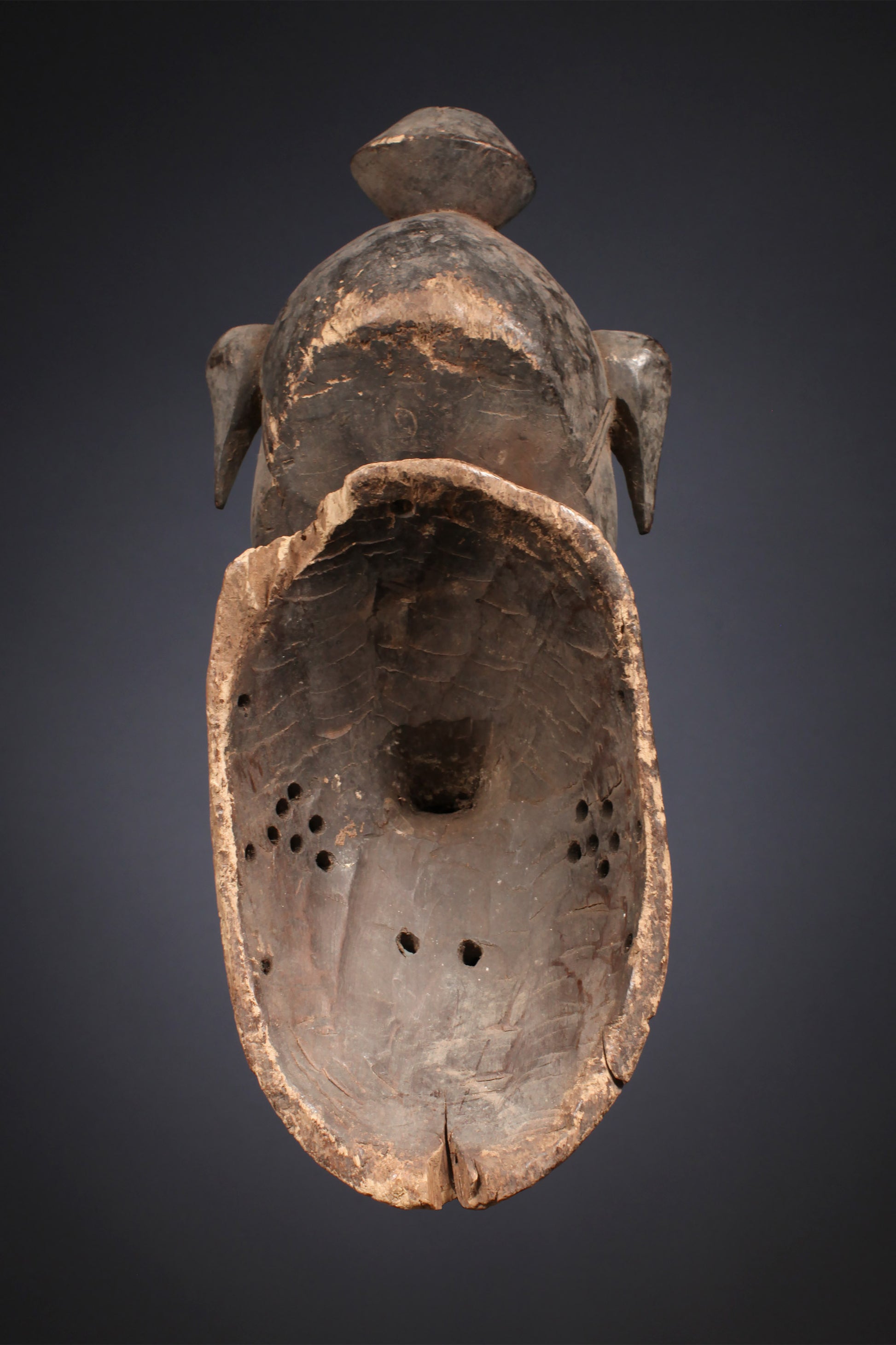 Tribal Masks; Traditional; Collection; Other African; Masks in costumes; Authentic, Rare,Senufo Wall Decor Mask, Carved Wooden African Mask