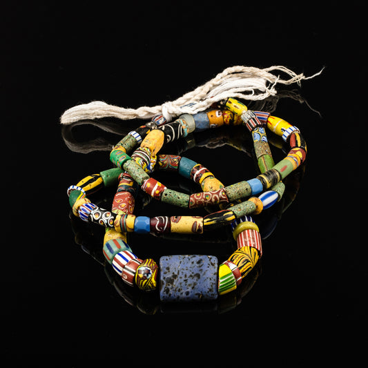 African Tribal Art - Trade Beads - Venetian - Millefiori - Collectibles Beads