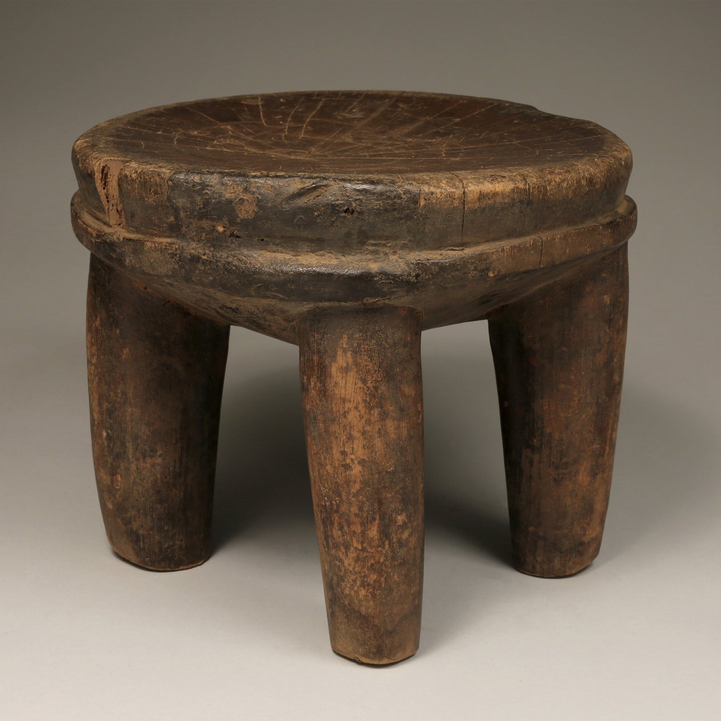 Tribal Furniture; Collection; Other African; African Senufo Stool, Carved Wood