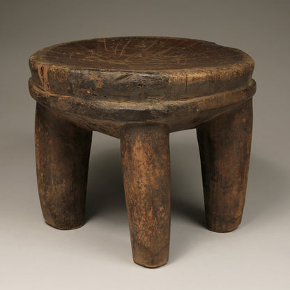 Tribal Furniture; Collection; Other African; African Senufo Stool, Carved Wood