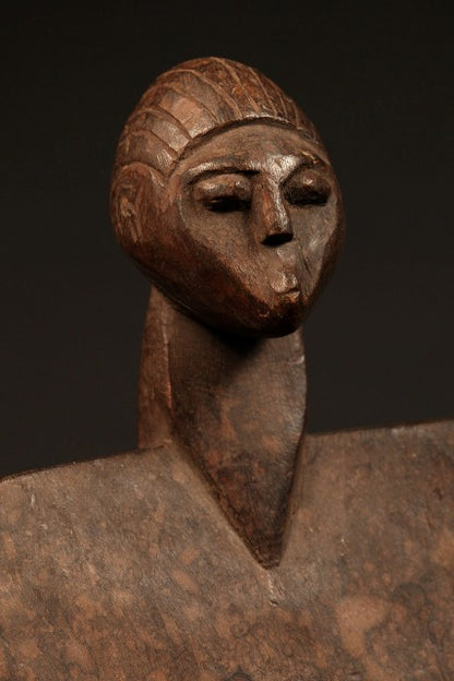 Tribal Furniture; Collection; Other African;African Stool with Three Legs Lobi Tribe, Burkina Faso Wood