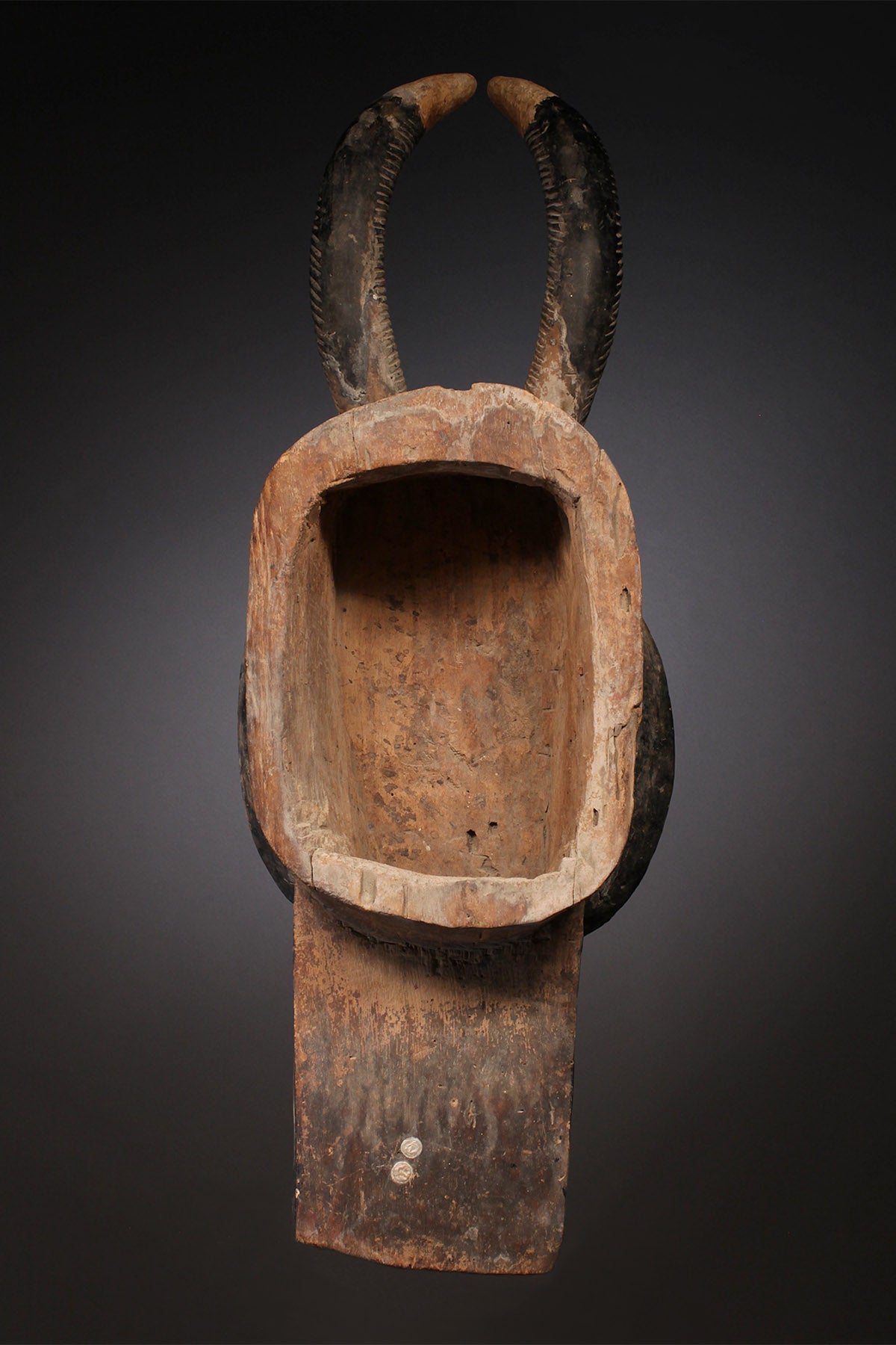 Tribal Masks; Traditional; Collection; Other African; Masks in costumes; Goli Glin, Helmet Mask Baule Tribe, Carved Wood Painted, African Art