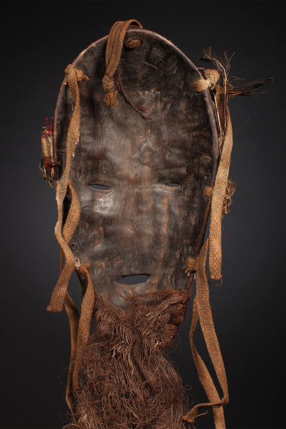 Tribal Masks; Traditional; Collection; Other African; Masks in costumes; African Art Bete Mask, Carved Wood, West Africa