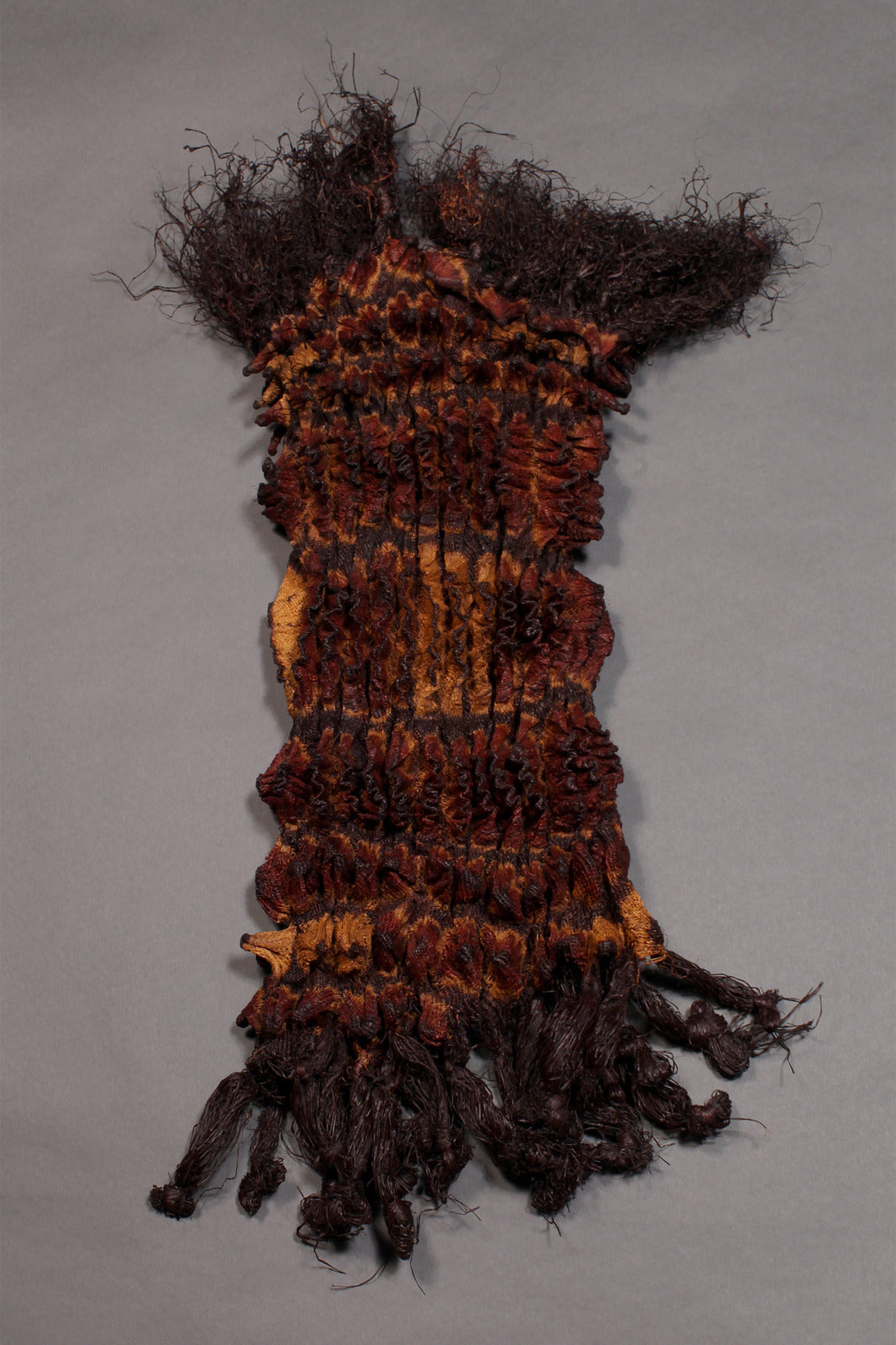 Handcrafted Textiles;Woven Fabrics Of Jute Or Of Other Textile Bast Fibers;Multicolored Dyed Raffia Fabric,  Decorative African Dida Textile