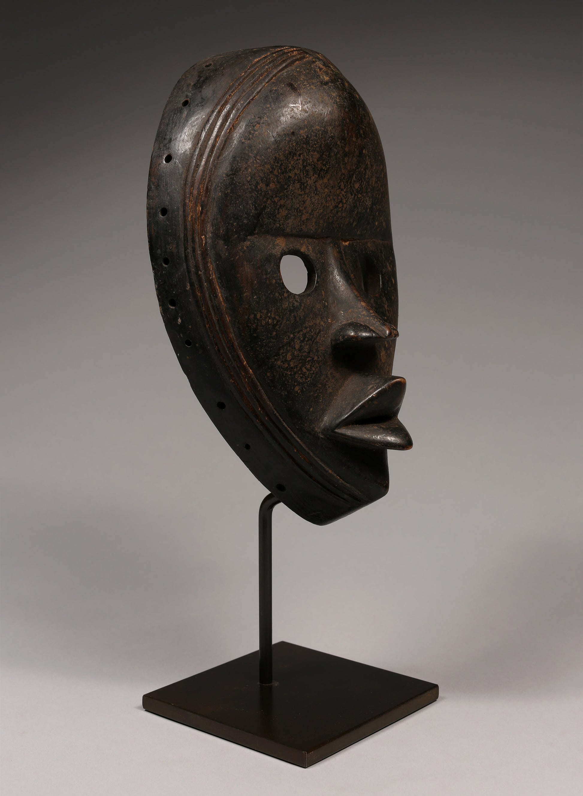 Tribal Masks; Traditional; Collection; Other African; Masks in costumes; Gunye Ge Mask, Dan Tribe, Carved Wood African Art