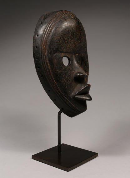 Tribal Masks; Traditional; Collection; Other African; Masks in costumes; Gunye Ge Mask, Dan Tribe, Carved Wood African Art