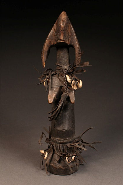 Tribal Sculptures and Statues;Traditional; Collection; Other African;African Mossi Biga Doll, Burkina Faso, Hand-Carved Wood