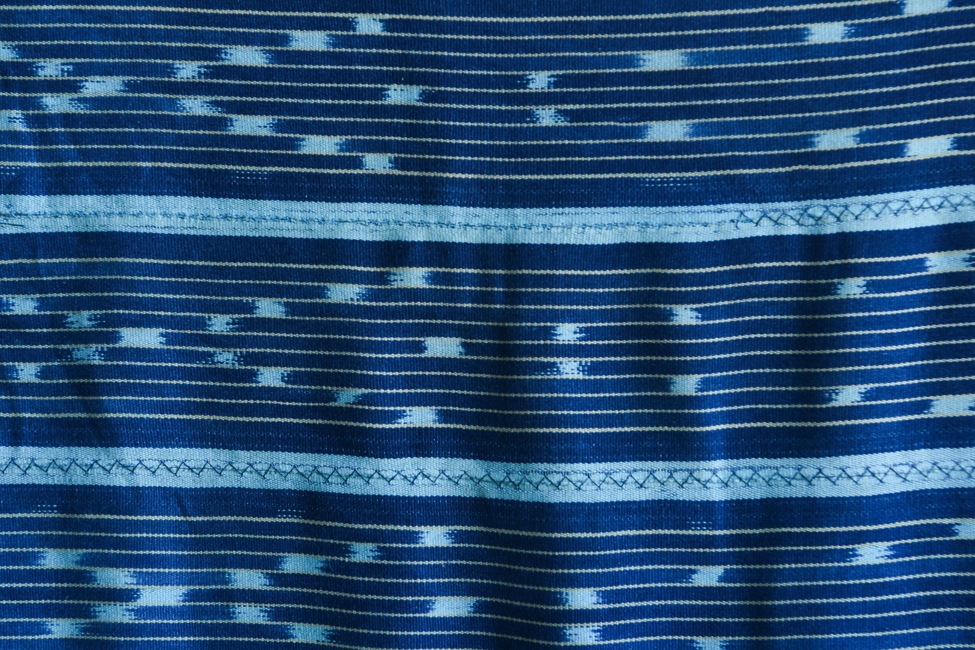 Handcrafted Art Textiles; Woven Fabrics; Other African; Indigo Based; Cotton; Traditional; Intricate Patterns; Home Decor; African Baule Tie Dye Mudcloth Fabric, Baule Ikat Cotton Textile, Wall Decor Throw Blanket