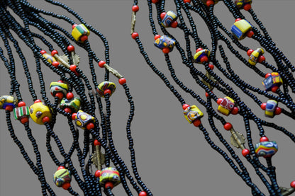 Tribal Necklaces - African Plural Art - African Art - Necklaces - Jewelry - Tribal Necklaces - African Plural Art - African Art - Necklaces - Jewelry - African Tribal Leather Necklace, Amber Pendant