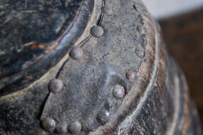 Tribal Objects - African Tribal Art - Ancient Ceremonial Art - Handcrafted Artifacts - Masks - Wood Sculptures - Iron Bronze Objects - Textiles - Art Pieces - African Folk Art - This unique Baule Divination Bowl Figure is an authentic piece of African art. It is an old carved wooden figure, crafted by highly skilled artisans, and is sure to make a statement in any space. The Divination Lidded Vessel Bowl is a perfect addition to any collection of sculptures and objects.Height : 15 inchesDepth: 4 inches