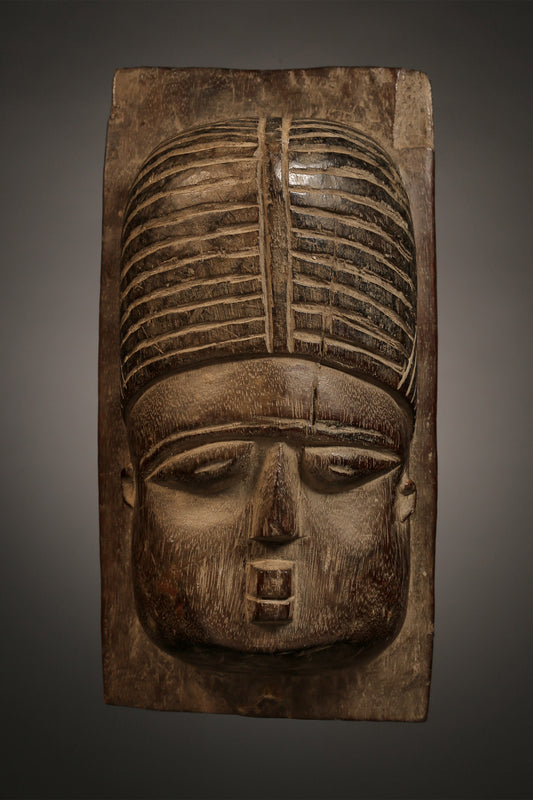 Tribal Masks; Traditional; Collection; Other African; Masks in costumes; Handmade, Gelede African Mask, Wood, Nigeria