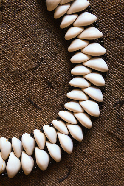 Handcrafted Necklaces - African Plural Art - African Art - Necklaces - Jewelry - African Collar Cowrie Shell Jewelry, Statement Necklace