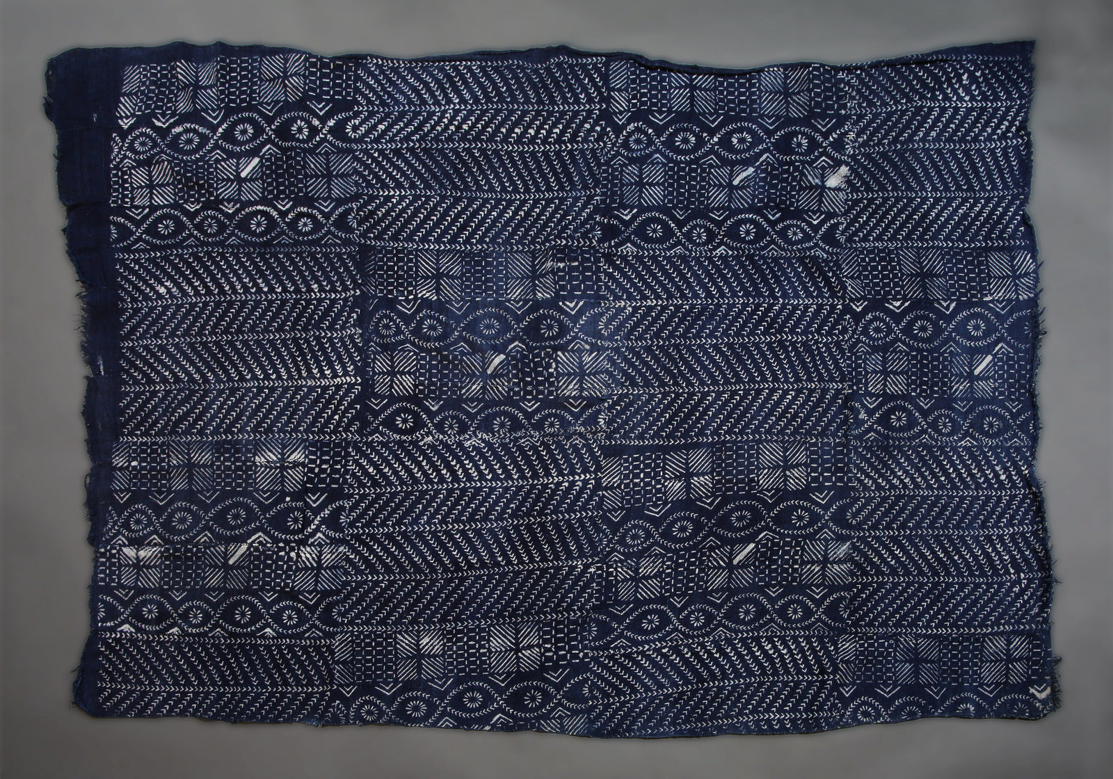 Indigo Textile  Resist Dyed  Dogon Textiles  Cotton Fabrics  Vintage  Mali  Living  Home Decor  Handcrafted Art - Textiles  African Art
