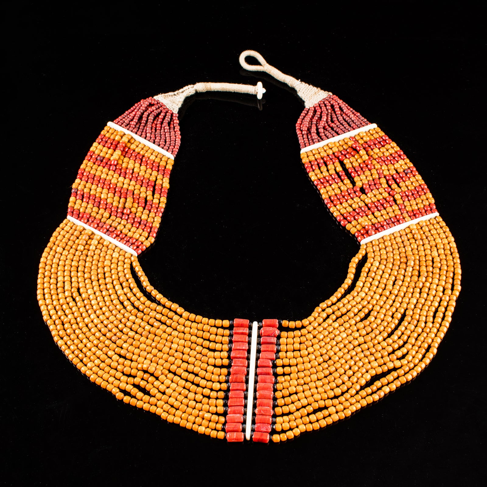 Tribal Necklaces - African Plural Art - Naga Art - Necklaces - Jewelry - Naga Beaded Statement Jewelry Necklace