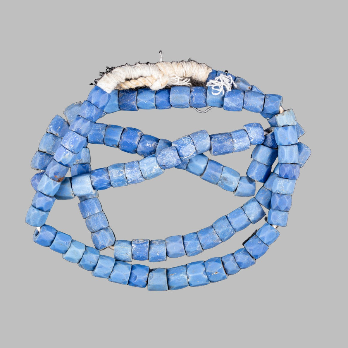 Tribal Art Trade Beads; Beads in Embellishments and Trims; Other African ; Collectors' ; Russian Blue Faceted African Trade Beads
