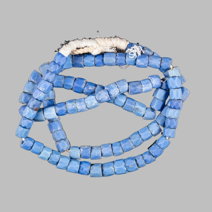Tribal Art Trade Beads; Beads in Embellishments and Trims; Other African ; Collectors' ; Russian Blue Faceted African Trade Beads