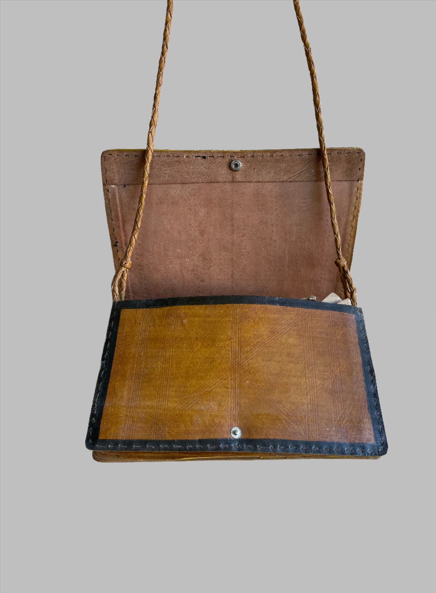 Handcrafted Bags - African Plural Art - Bags- African Art - Handbags - Wallets - Cases - Shoulder Leather Clutch Bag, Crafted Tribal African Pattern, Handbag